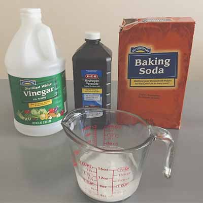 utiliser du vinaigre avec du bicarbonate de soude